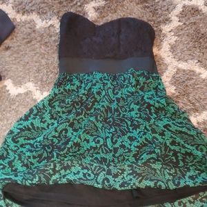 Backless tube top dress Size small